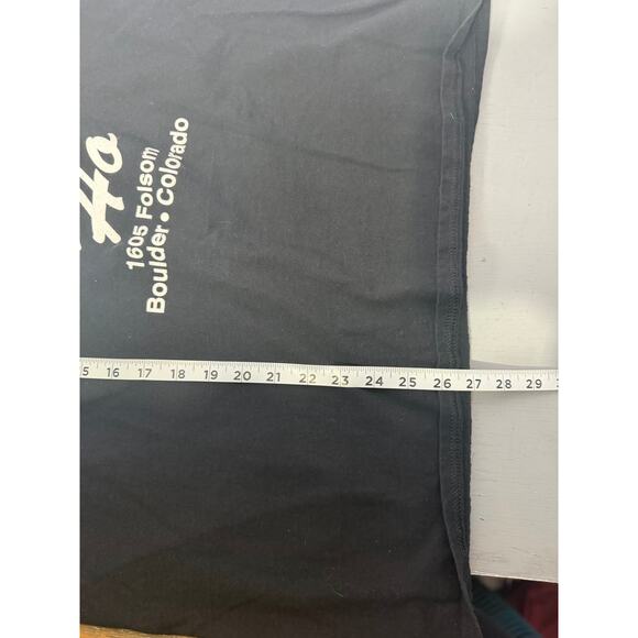 Village Ho T-Shirt Boulder CO Novelty Tee Black Mens L/XL Dad shirt - Picture 6 of 7